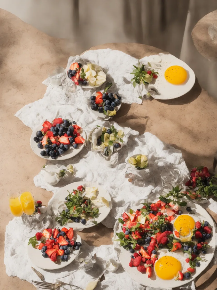 Brunch con mimosa
